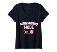 Women's Funny Merengue Dancer Merenguero V-Neck T-Shirt