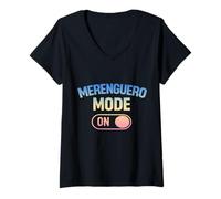 Women's Funny Merengue Dancer Merenguero V-Neck T-Shirt
