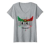 Women's Funny Mexican Saying Spanish Slang Words Sarcastic Latinx V-Neck T-Shirt