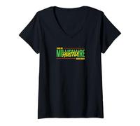 Womens Funny Millionaire Hustle | Think Big Grow Bigger V-Neck T-Shirt