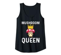 Womens Funny Mushroom Queen Outfit Mushrooms For Women Tank Top