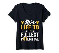 Women's Funny Occupational Therapy Accessories OT Therapist V-Neck T-Shirt