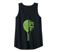 Womens Funny Padel Tennis Queen Of Padel Paddleball Tank Top
