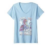 Womens Funny Paranormal EVP Ghost Hunting Meme V-Neck T-Shirt