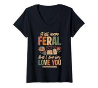 Women's Funny Paraprofessional Teacher para Sped Ed Parapro V-Neck T-Shirt
