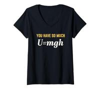 Women's Funny Physics Professor Math Teacher V-Neck T-Shirt