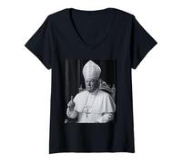 Womens Funny President Trump Wants To Be The Next Pope Christian V-Neck T-Shirt