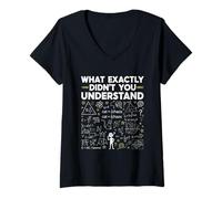 Women's Funny Quantum Physics Scientist Nerd Geek Physicist V-Neck T-Shirt