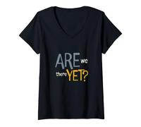 Women's Funny Running are We Already Here? V-Neck T-Shirt