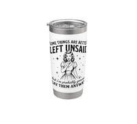 Women's Funny Sarcasm Somethings are Better Left Unsaid Stainless Steel Insulated Tumbler