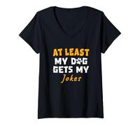 Womens Funny Saying Dogs Lovers Quote Animals Pet Cool Paw Cute V-Neck T-Shirt