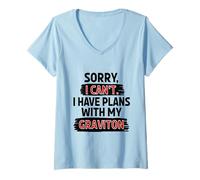 Womens Funny Science Excuses Asteroid Joke V-Neck T-Shirt
