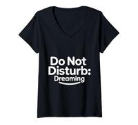 Womens Funny Sleep Hygiene Dream Journaling Status Symbol Gift V-Neck T-Shirt