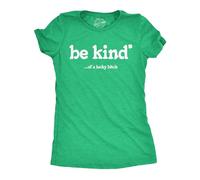 Womens Funny T Shirts Be Kind of A Lucky Sarcastic St Patricks Day Novelty Tee for Ladies, Heather Green - Be Kind Lucky , 3XL