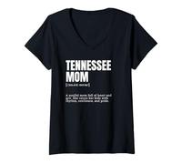 Women's Funny Tennessee Mom Definition Tee - Southern Pride V-Neck T-Shirt