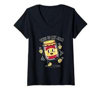 Women's Funny This is My Jam Jam Lover Pun V-Neck T-Shirt