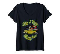Womens Funny Vacation Camping Hiking RV Camper Beach Trip V-Neck T-Shirt