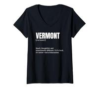 Women's Funny Vermont Local Defintion V-Neck T-Shirt