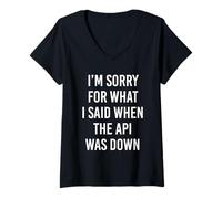 Women's Funny Vibe Coding AI Agent Developer Prompt Engineer Coder V-Neck T-Shirt