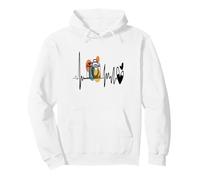 Womens Funny Vintage Camera Heartbeat Photography Graphics Pullover Hoodie