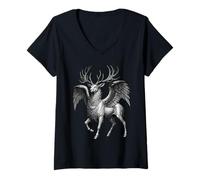 Women's Furfur A Myth and Mystery V-Neck T-Shirt