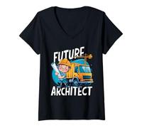 Womens Future Architect Costume for Toddler Adults & Kids V-Neck T-Shirt