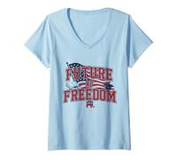 Womens Future of Freedom College Republicans Conservative Student V-Neck T-Shirt