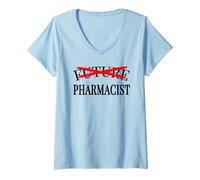 Women's Future Pharmacist NO More Funny Pharmacy Grad V-Neck T-Shirt