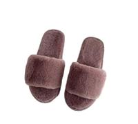 Womens Fuzzy Memory Foam Slippers Womens Slip On Sandals Backless Wide Fit Pressure-Relieving Cosy Alpine Shearling Slippers Non Slip House Sliders Flexible Sole Diabetic Friendly Sandals