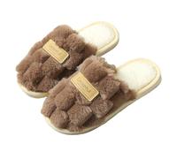 Women's Fuzzy Slippers, Memory Foam House Shoes Breathable Warm Soft with Anti-Skid Sole Slipper Comfy Velvet Lined Halloween Pumpkin Shoe Cute Bedroom House Shoes Indoor/outdoor