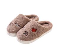 Womens Fuzzy Slippers Size 4 Cute House Slippers For Women Christmas Cute Patterned Slipper Comfortable Soft Sole Home Slipper Anti Slip Leisure Footwear Lightweight Indoor/Outdoor Shoes