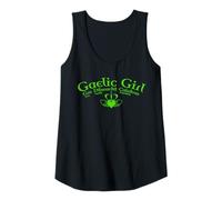 Womens Gaelic Girl Gra, Dilseacht, Cairdeas Claddagh Tank Top