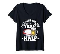 Women's Game Day Rugby Team Beer Third Half V-Neck T-Shirt