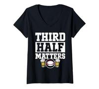 Women's Game Day Rugby Team Third Half Matters V-Neck T-Shirt