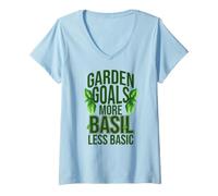 Women's Garden Basil V-Neck T-Shirt