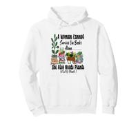 Women's Garden Funny A Woman Cannot Survive She Also Needs Pullover Hoodie