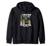 Women's Garden Funny A Woman Cannot Survive She Also Needs Zip Hoodie
