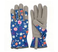 Women's Gardening Gloves Flexible Thorn-Proof Floral Print Microfiber