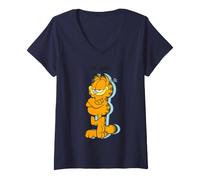 Women's Garfield Classic Be Nice V-Neck T-Shirt