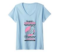 Women's Garfield Lasagna Fast Delivery Brooklyn New York V-Neck T-Shirt
