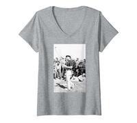 Womens Gary Player British Golf Open Practise 1972 V-Neck T-Shirt