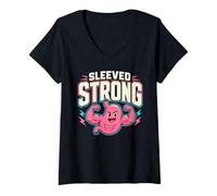 Women's Gastric Sleeve Bariatric Surgery VSG Gift V-Neck T-Shirt