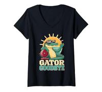 Women's Gator Goodbye Summer Vacation V-Neck T-Shirt
