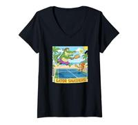 Women's Gator Smasher's Pickleball V-Neck T-Shirt
