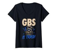 Women's GBS CIDP Funny Guillain Barre Syndrome V-Neck T-Shirt