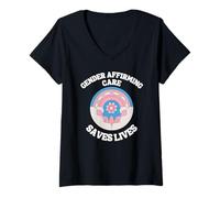 Women's Gender Affirming Care Saves Lives V-Neck T-Shirt