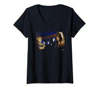 Women's Gene Loves Jezebel Gothic Rock Photo By Simon Fowler V-Neck T-Shirt