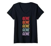 Womens Gene V-Neck T-Shirt