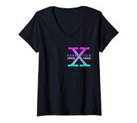Womens Generation X Raised On Hose Water And (on back) Gen X V-Neck T-Shirt