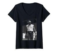 Womens George Foreman Trains For Muhammad Ali Championship Boxing V-Neck T-Shirt